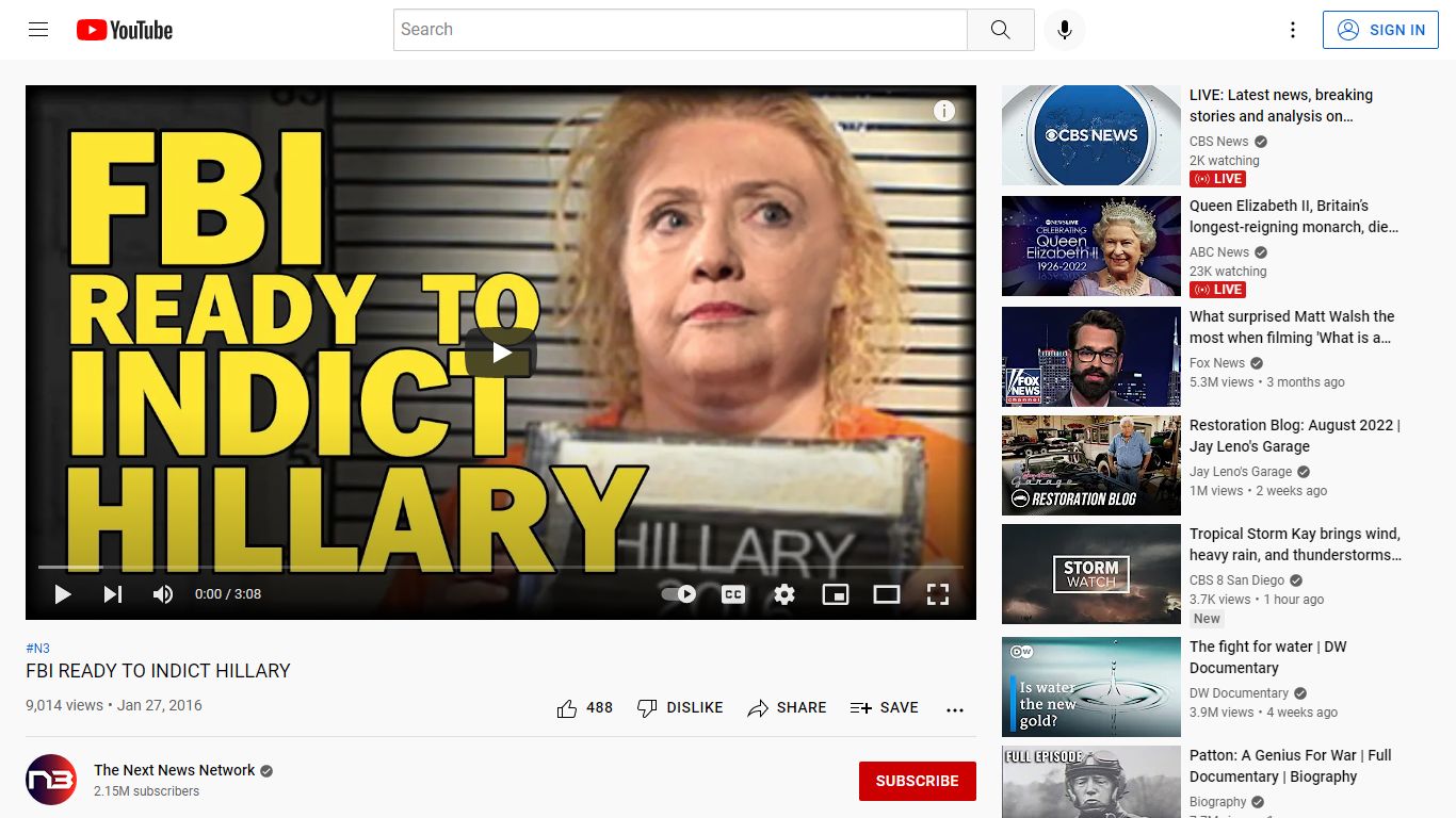 FBI READY TO INDICT HILLARY - YouTube